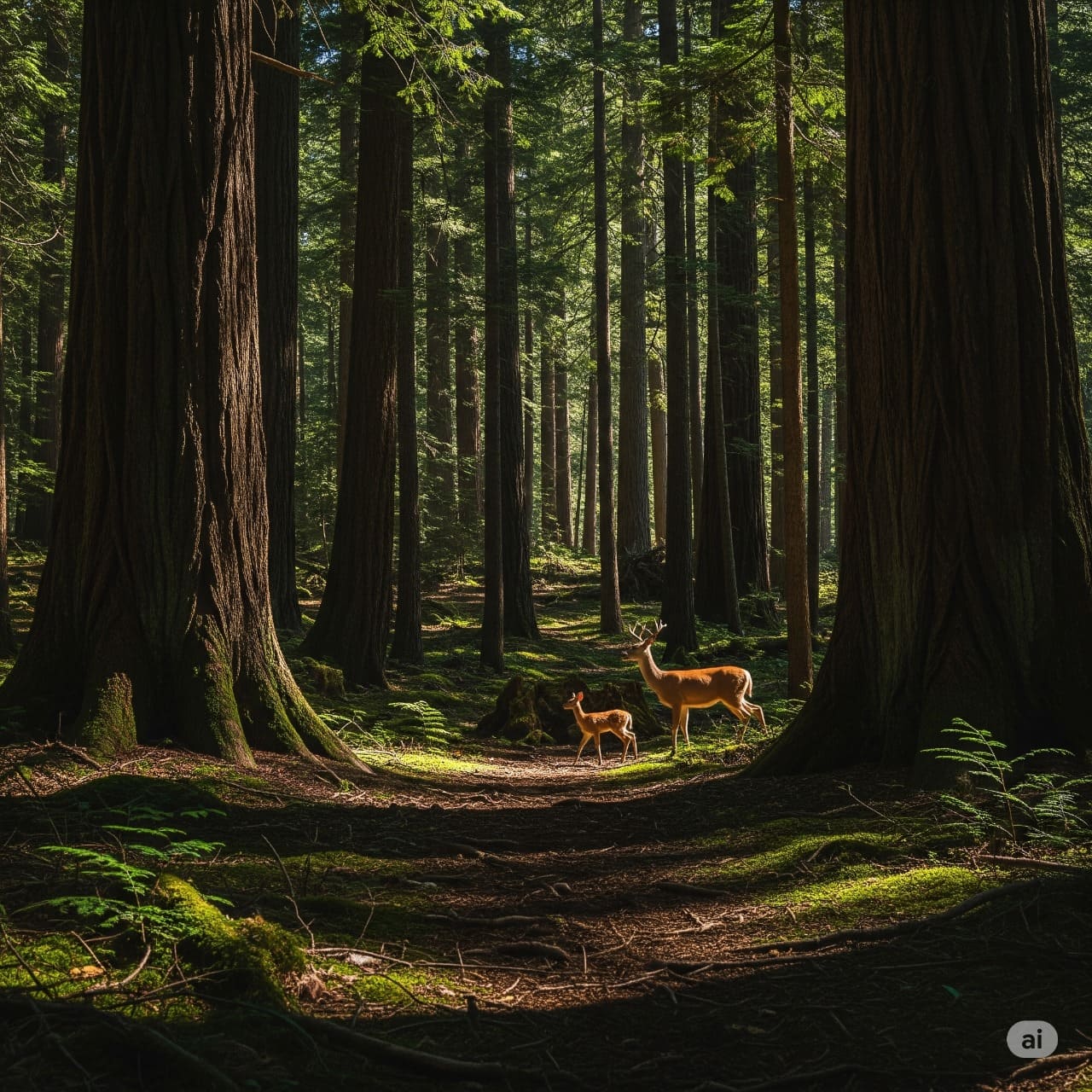 Forest conservation with wildlife